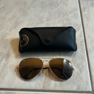 Brown Ray-Ban Aviators